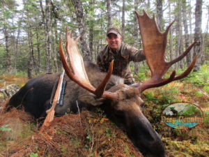 Guy Osmun w/ his Moose