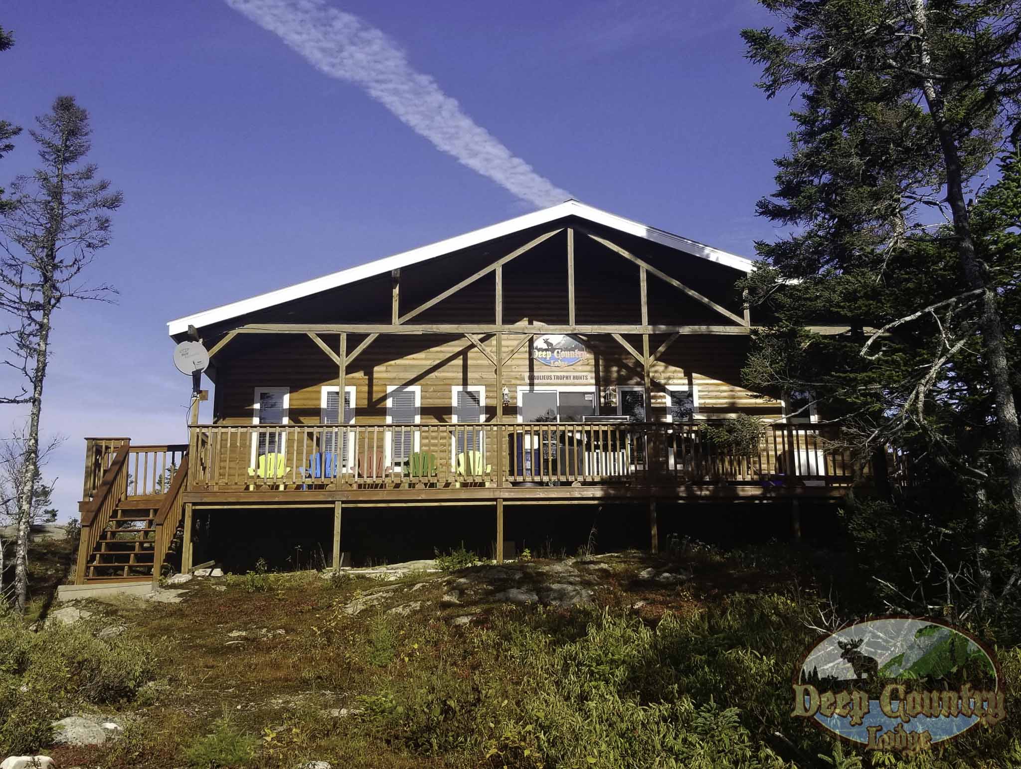 Moose Hunting lodge in Newfoundland Canada, Deep Country Lodge