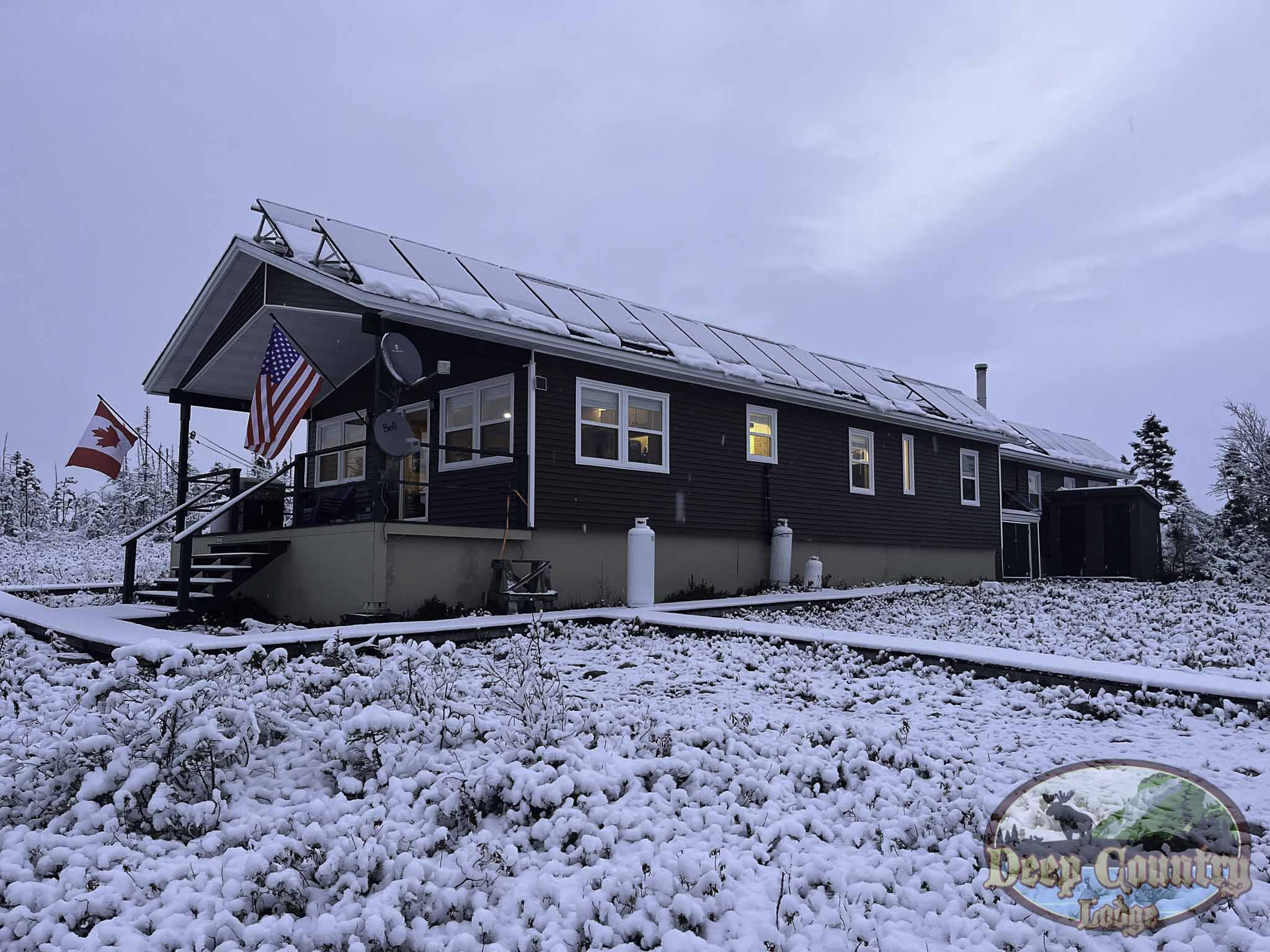 Woodland Caribou hunting lodge , Newfoundland Canada, Deep Country Lodge