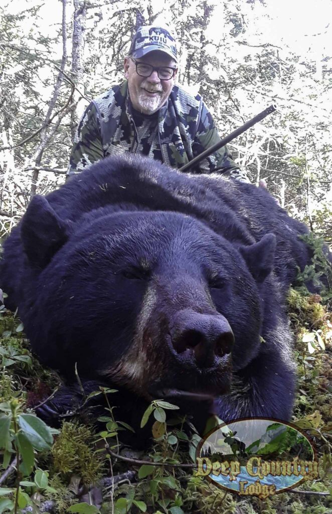 Black Bear hunting Newfoundland Canada Deep Country Lodge